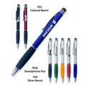 Smart Phone Pen W/Stylus & Comfort Grip-Featured Blue